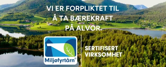 Som miljøfyrtårn forplikter FBS group seg til å ta bærekraft på alvor.