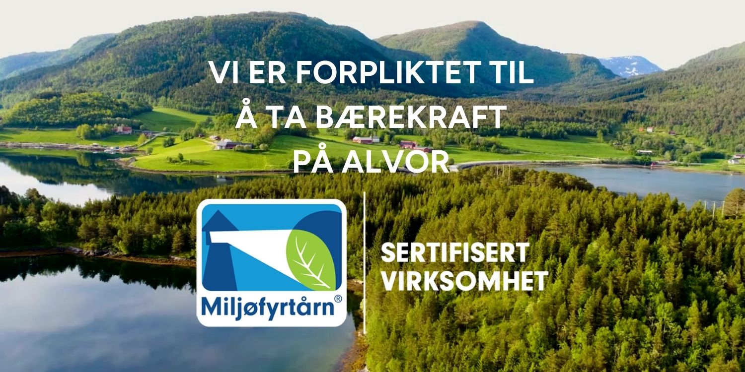 Som miljøfyrtårn forplikter FBS group seg til å ta bærekraft på alvor.